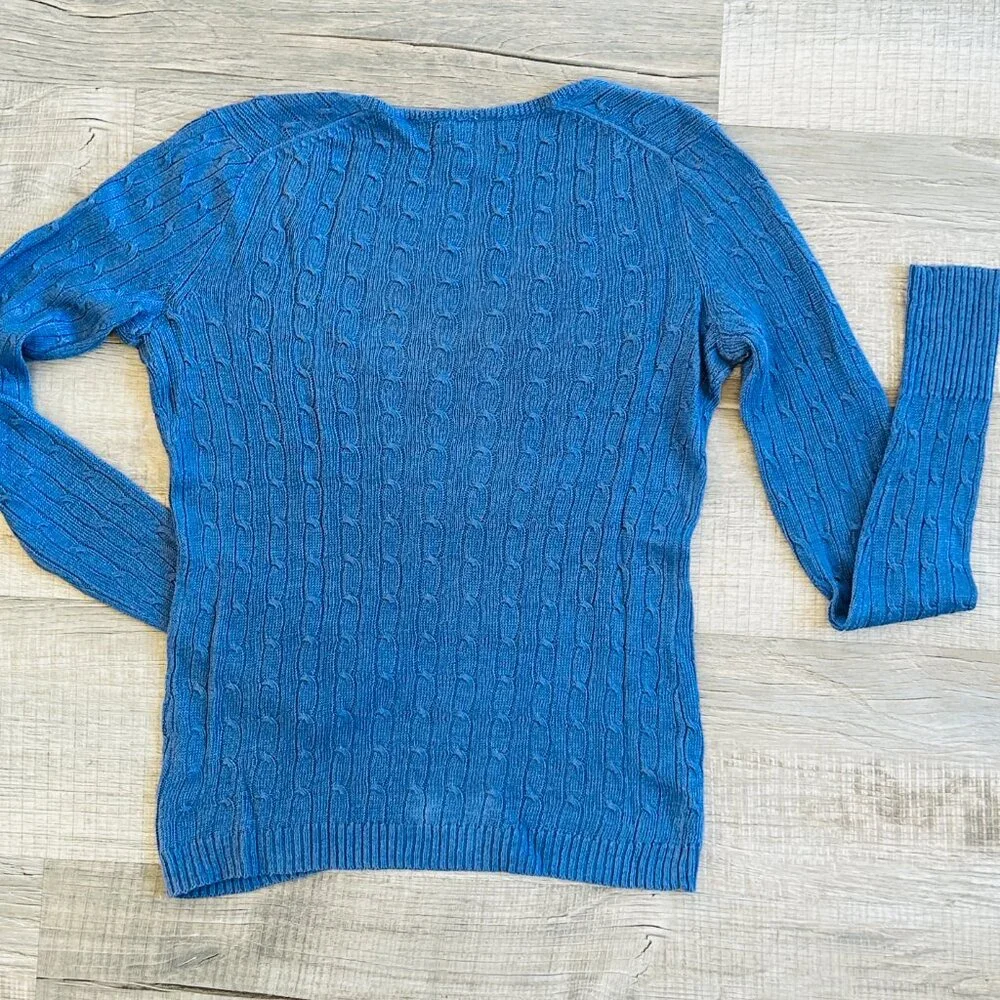 J. Crew 100% Linen V Neck Sweater (size XS)